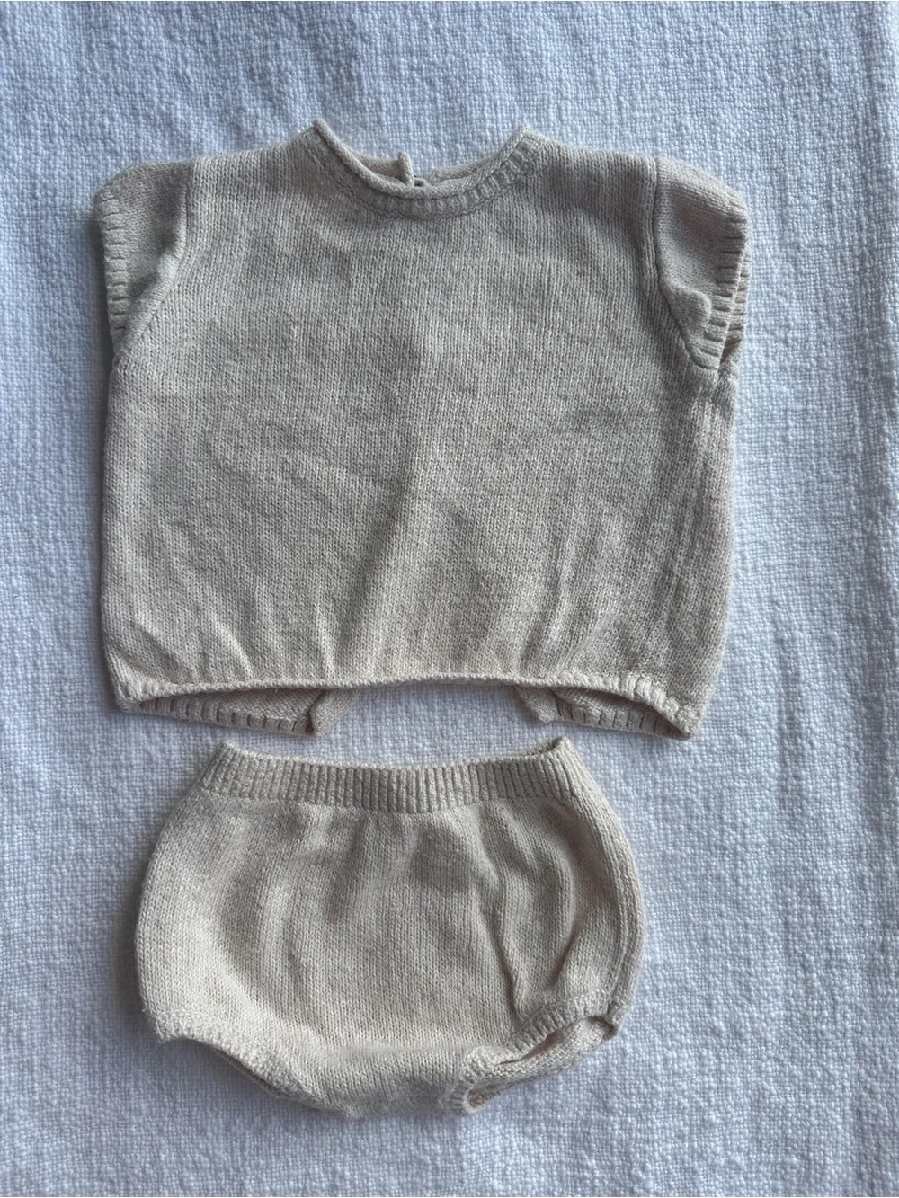 Quincy Mae Cream Knit set
